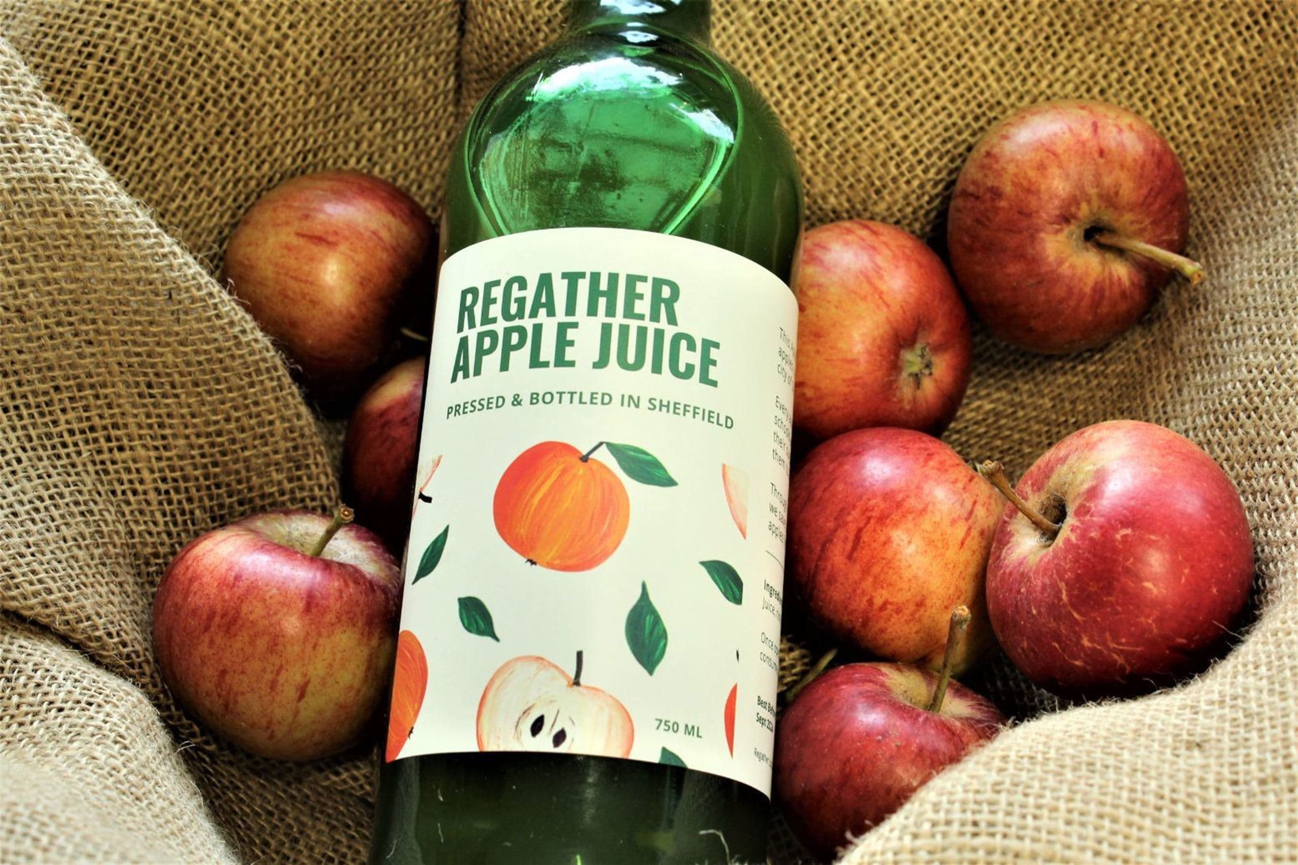Regather 100% Apple Juice, Pressed in Sheffield 750ml