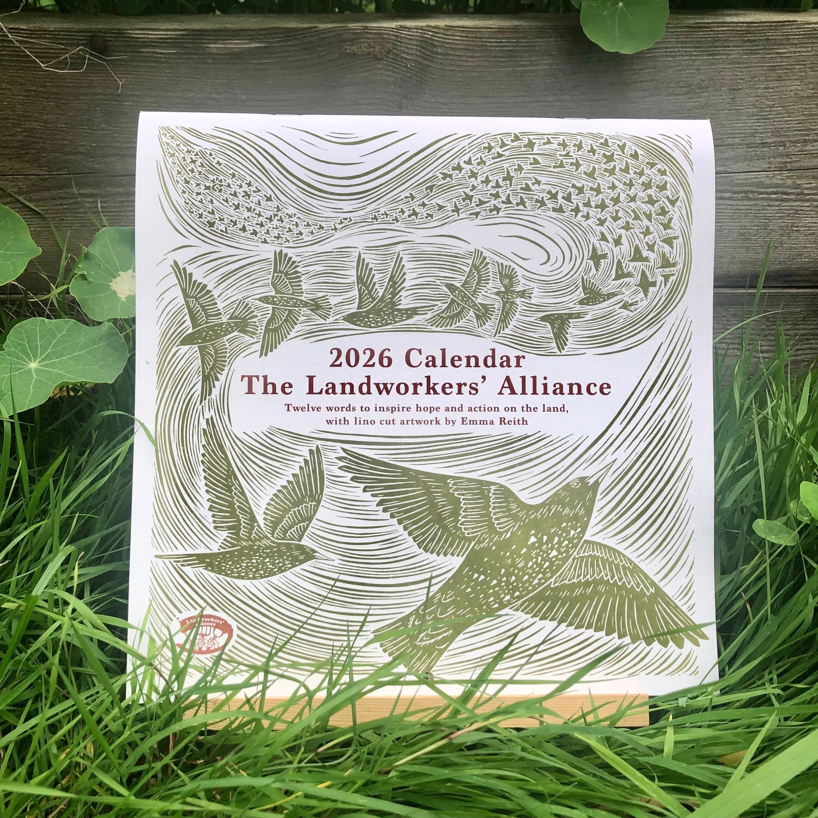 SALE 50% OFF Landworkers Alliance Calendar 2026